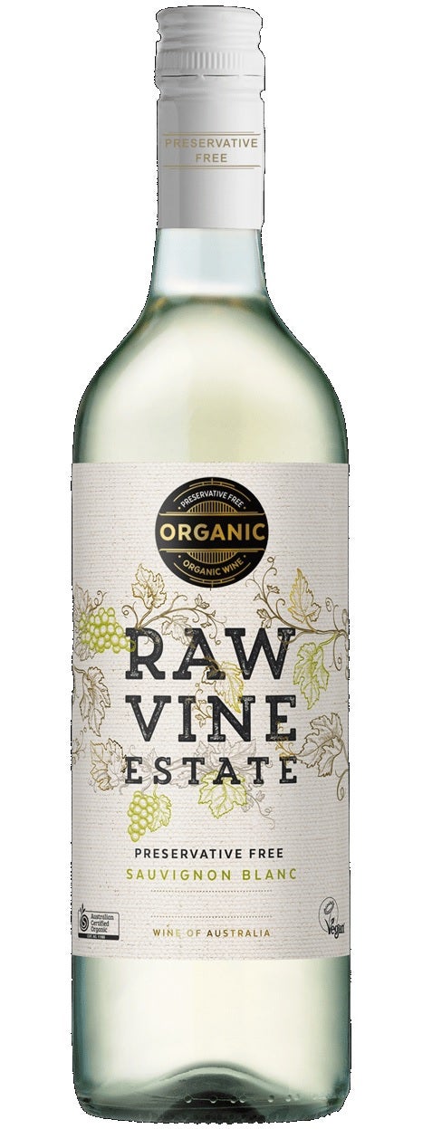 Raw Vine Estate Organic Preservative Free Sauvignon Blanc 2021 Wine